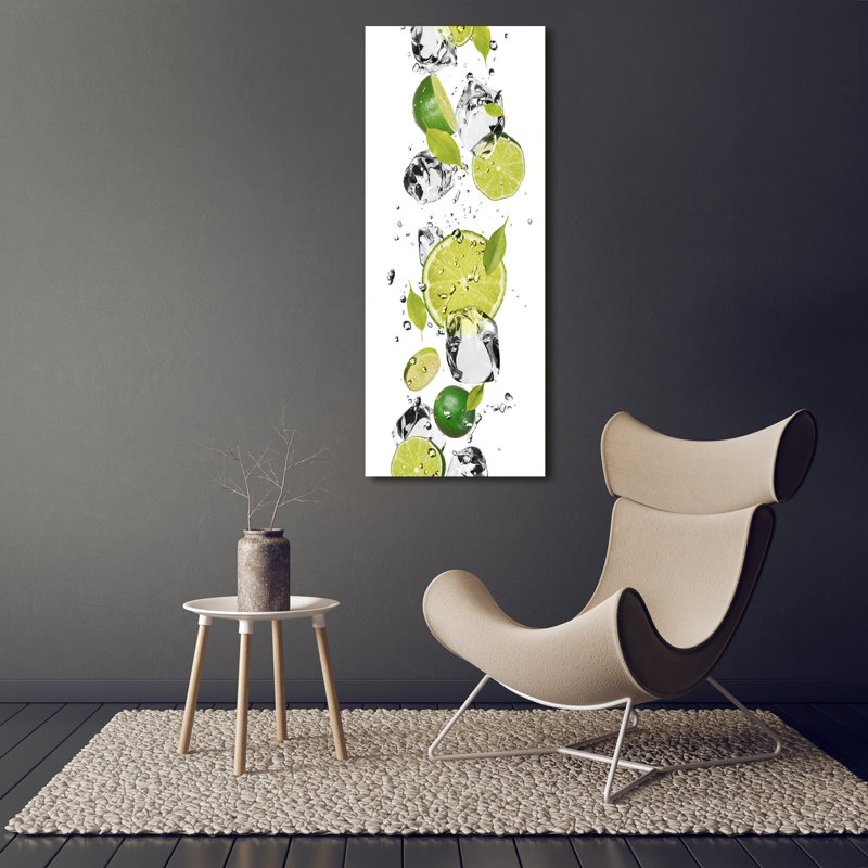 Limonka And Water - Wrapped Canvas Print