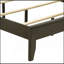 Grand lit-bateau gris