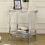 Table basse Olvera-Ramos au fini blanc