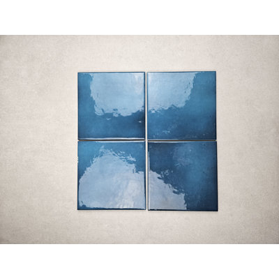 Glacial Aqua Polished Tile 6x6