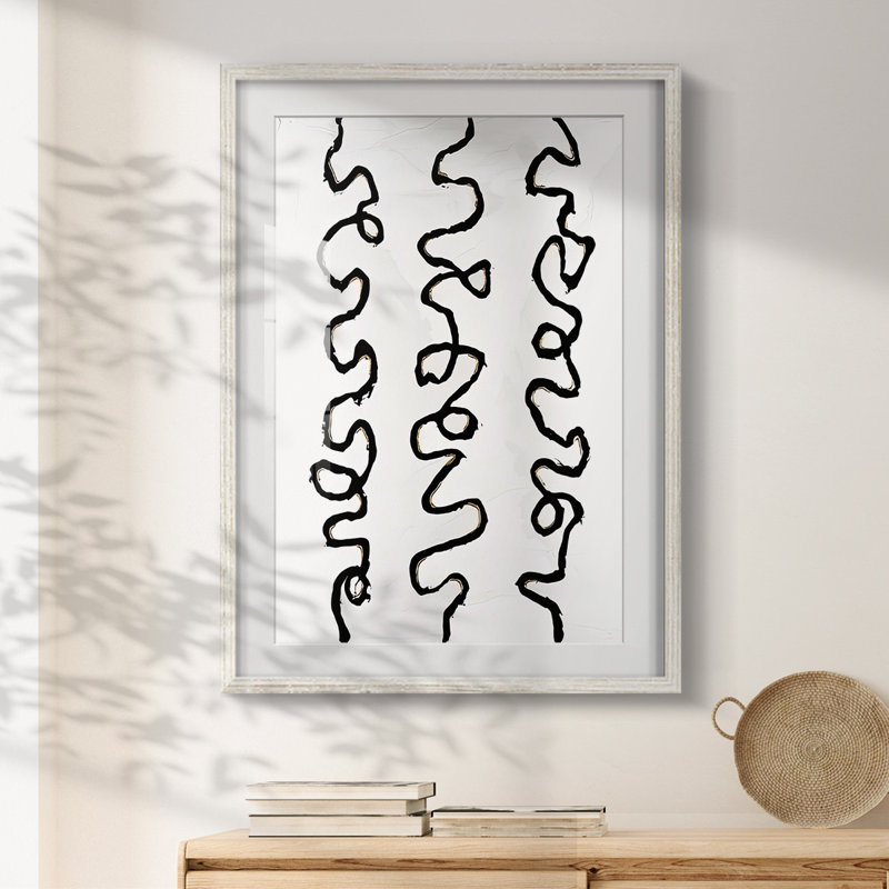 I - impression encadrée, H 28,5 po x l 20,5 po, Blanc