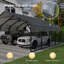 Steel Carport, Galvanized Multiple Sizes-105356539-93456948