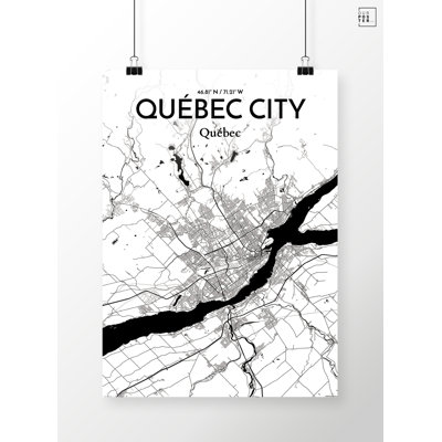 " Quebec City City Map "