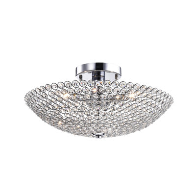 Massillon Glass Semi Flush Mount
