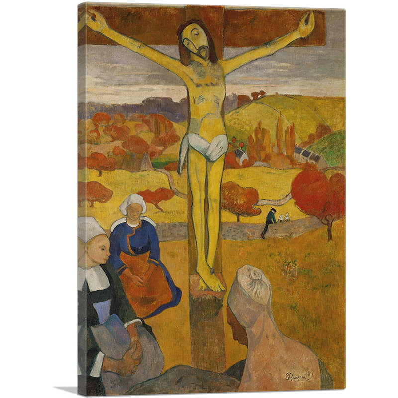 Jaune jaune - 1889 - impression, H 18 po x l 12 po x 1,5 po