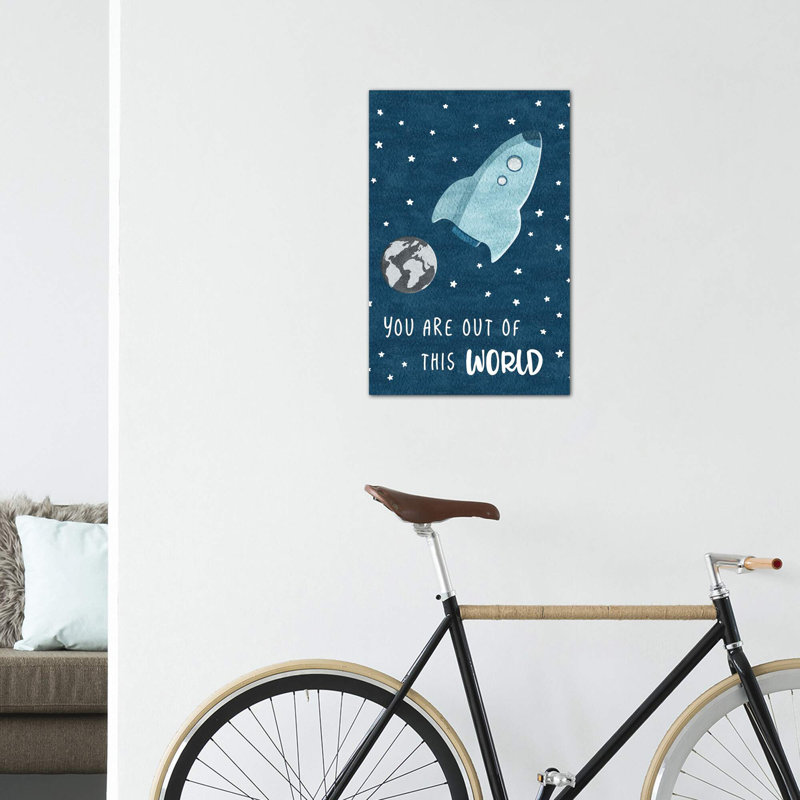 « out of the world », art, H 12 po x l 8 po x P 0,75 po, Toile tendue