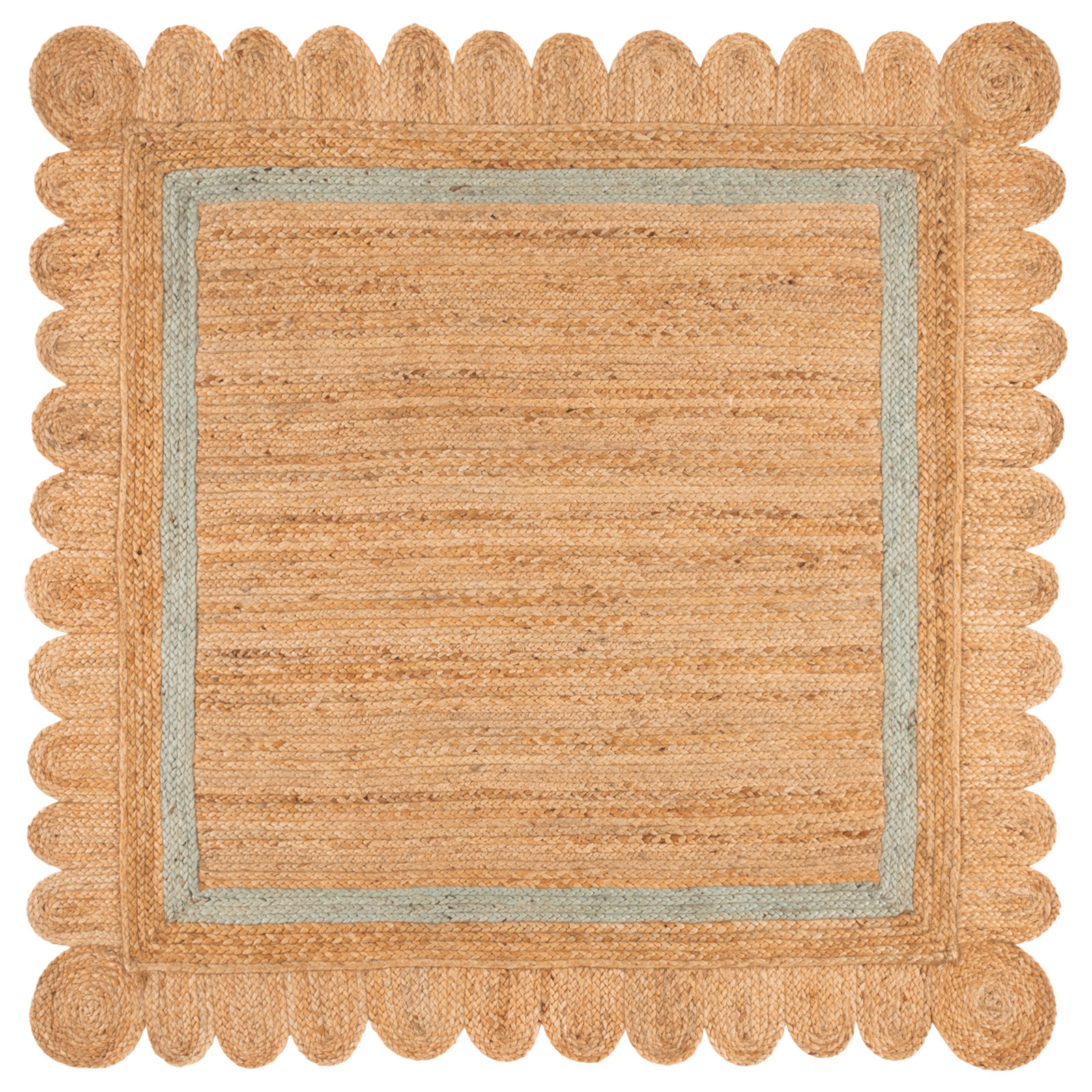 Inkai Jute/Sisal Area Rug, Square 6'