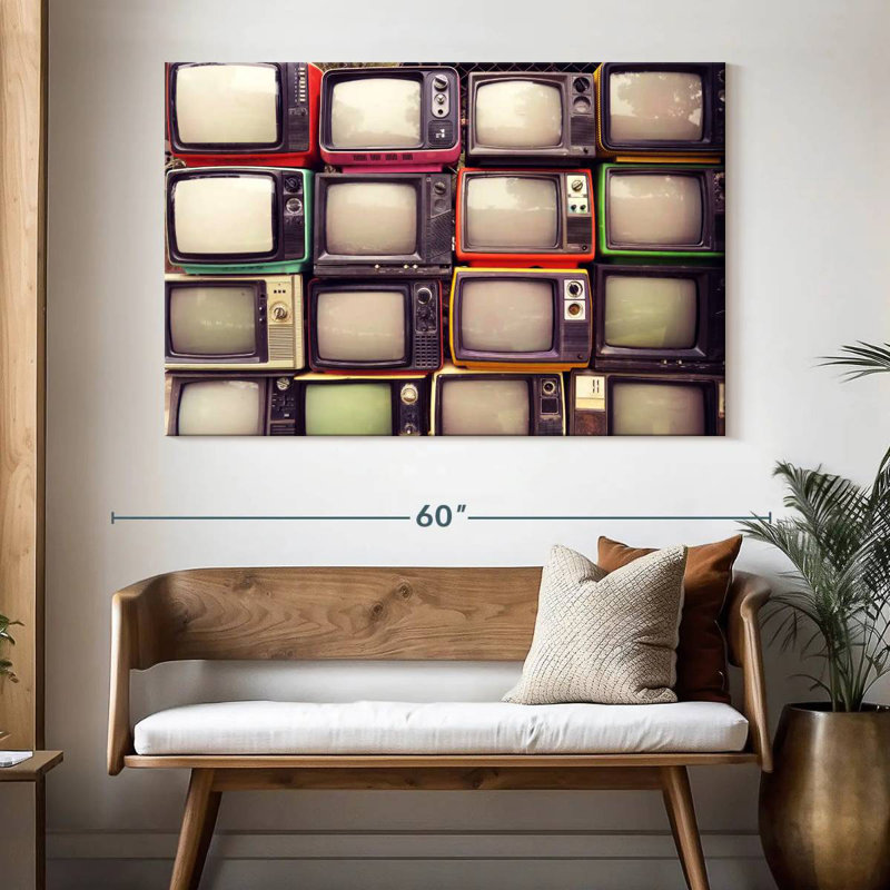 Kerner Retro Televisions, 34" H x 51" W