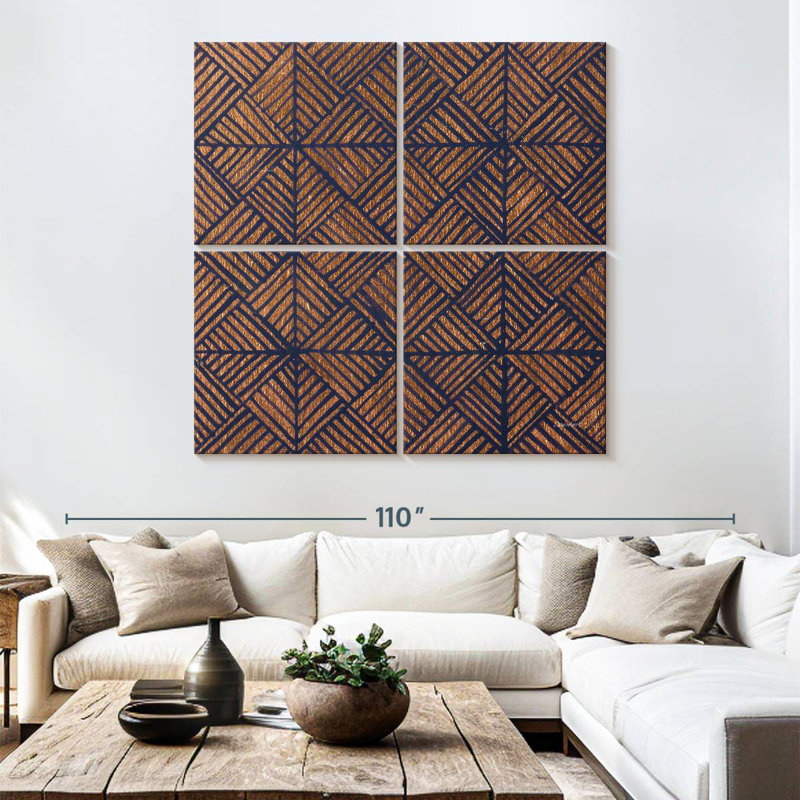 Kerner Copper Pattern, 74" H x 74" W