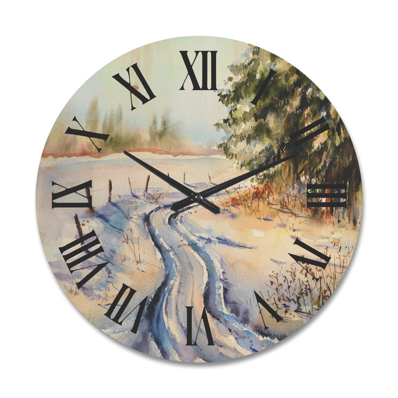 Horloge murale Snowy, Grand