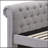Smoke Gray Fabric Daybed W/Trundle (Twin)