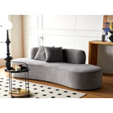90.2'' Wide half moon design sofa