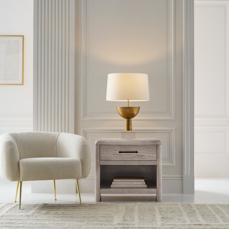 Eadan Table Lamp, Museum Brass