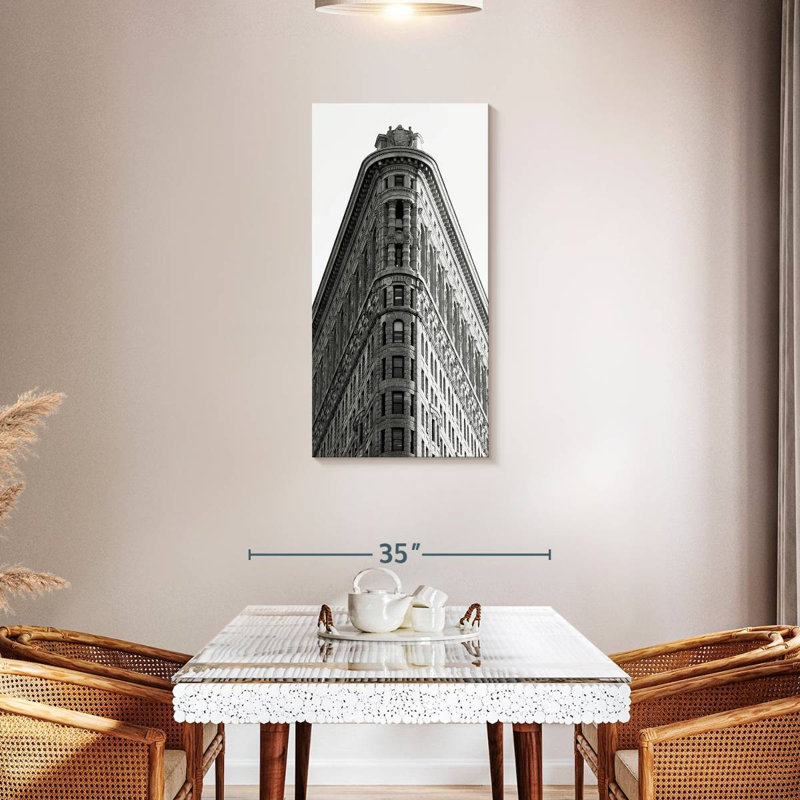 Flatiron Building, 42" H x 21" W