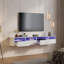 Agnon Floating TV Stand with 2 Storage Drawers, Wall-Mount up to 85"-922307448-915901145