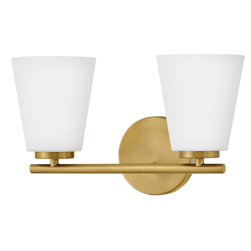 Lark Bri Bathroom Vanity Light, Gold