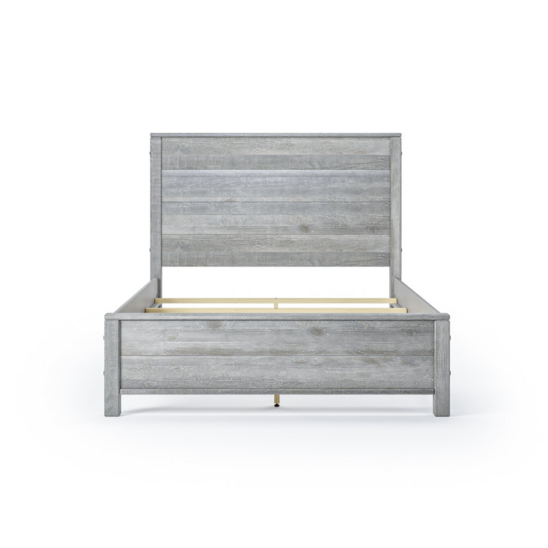 Standard Baja Platform Bed - Full Size - Driftwood Grey Finish, Full / Double, Driftwood Gray