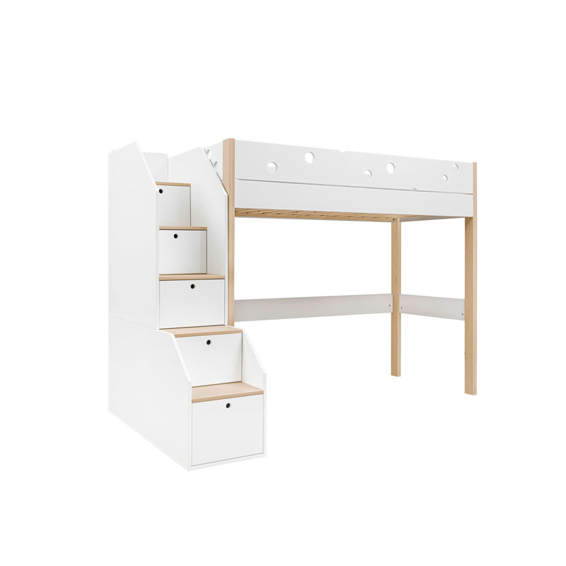 Porter Children's Bed, 90 x 200 cm, White