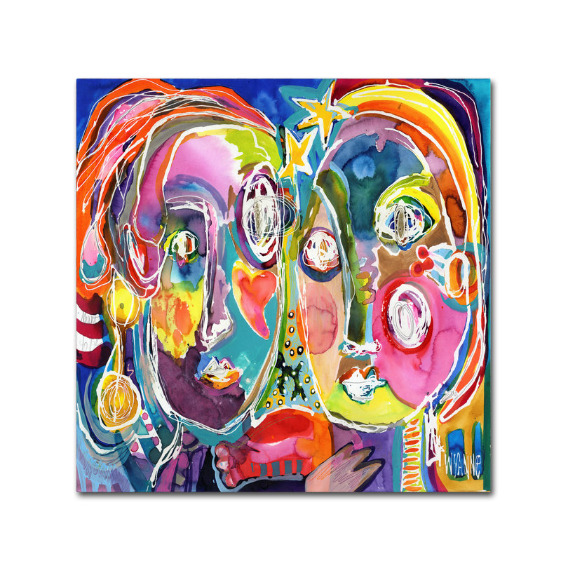 «Meant To Be» par Berkley, reproduction sur toile tendue, H 35 po x l 35 po