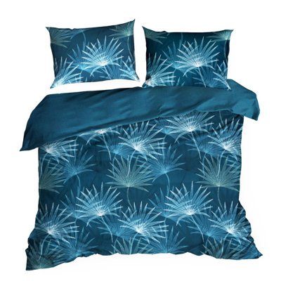 Cotton Floral Duvet Cover with Pillowcases