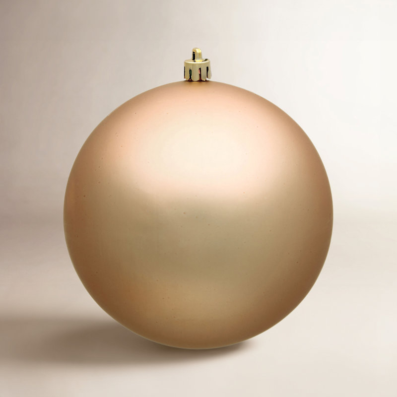 Décoration de boule décorative des Fêtes, Café au lait mat