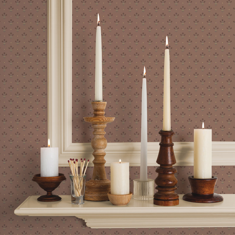 Bryanna 10.05m x 53cm Matte Wallpaper Roll, Terracotta