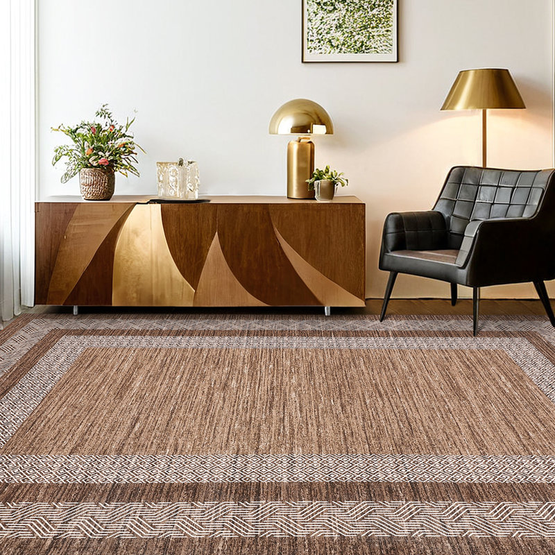 Tapis de couloir moderne coulissant 2 x 6 tapis de couloir lavable antidérapant pour cuisine, Tapis de couloir 2 pi x 6 pi