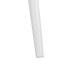 Bureau d'ordinateur, bureau personnel, ordinateur portable, tablettes de rangement, L 48 po, travail, stratifié blanc, métal blanc, contemporain, moderne-36846949