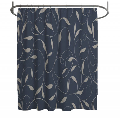 Rideau de douche floral - Décoration salle de bain-13161