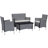 Mckeever 4 - Person Patio Conversation Set with Cushions-14934138