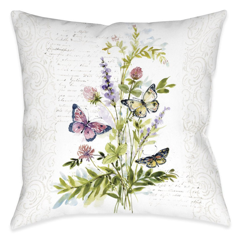 Coussin décoratif aquarelle