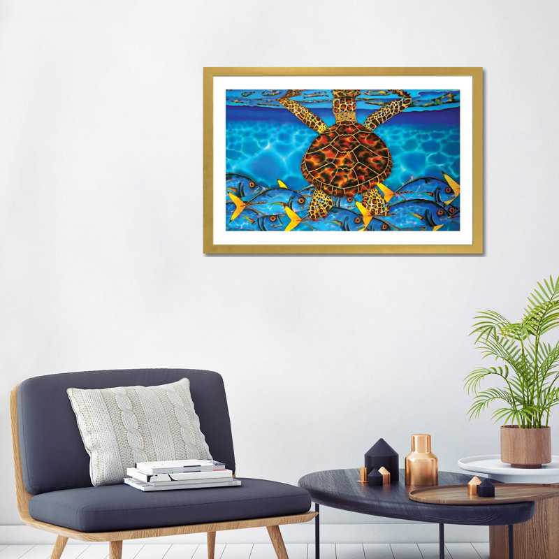 Solitude by Daniel Jean-Baptiste - Painting, 24" H x 32" W x 1" D, White, Gold Paper