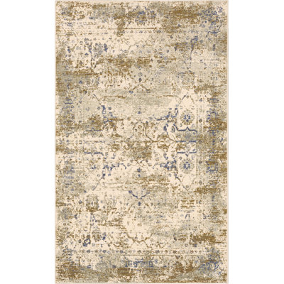 Synthetic Oriental Indoor Rug