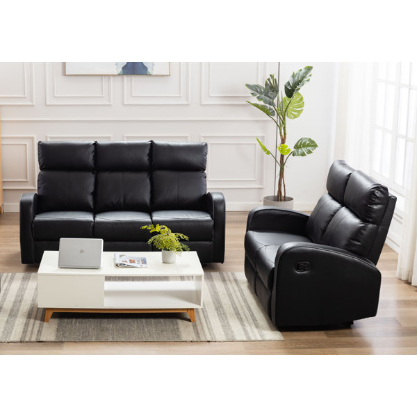 Latitude Run Monck 2 - Piece Faux Leather Living Room Set | Wayfair.co.uk