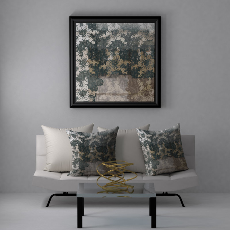 Housse de coussin carrée décorative éclatante et insert, 20 po x 20 po