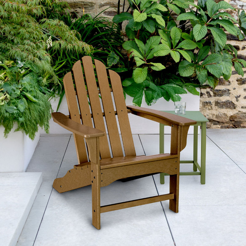 Galaviz Outdoor Adirondack Chair, Teak