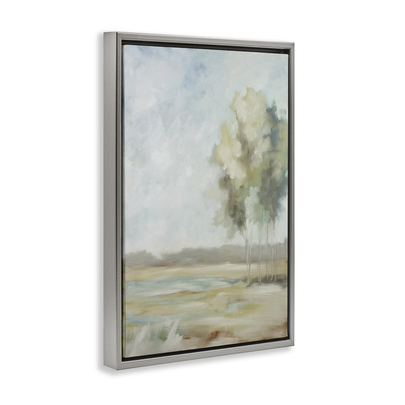 Cadre flottant Solo Landscape, par Jacqueline Ellens, Cadre flottant gris lustré, H 31 po x l 21 po