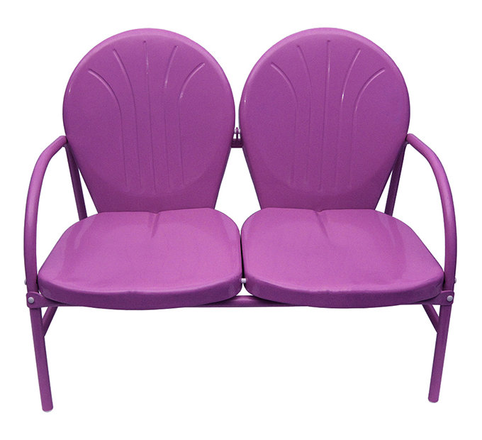 Fauteuil tulipe 41 po, Mauve