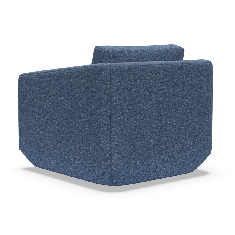 Artistica Upholstery Swivel Armchair, Blue/Aqua