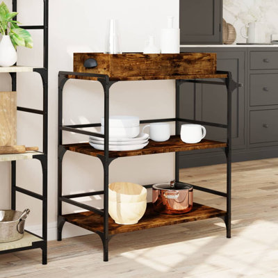 Osterman Metal Bar Cart