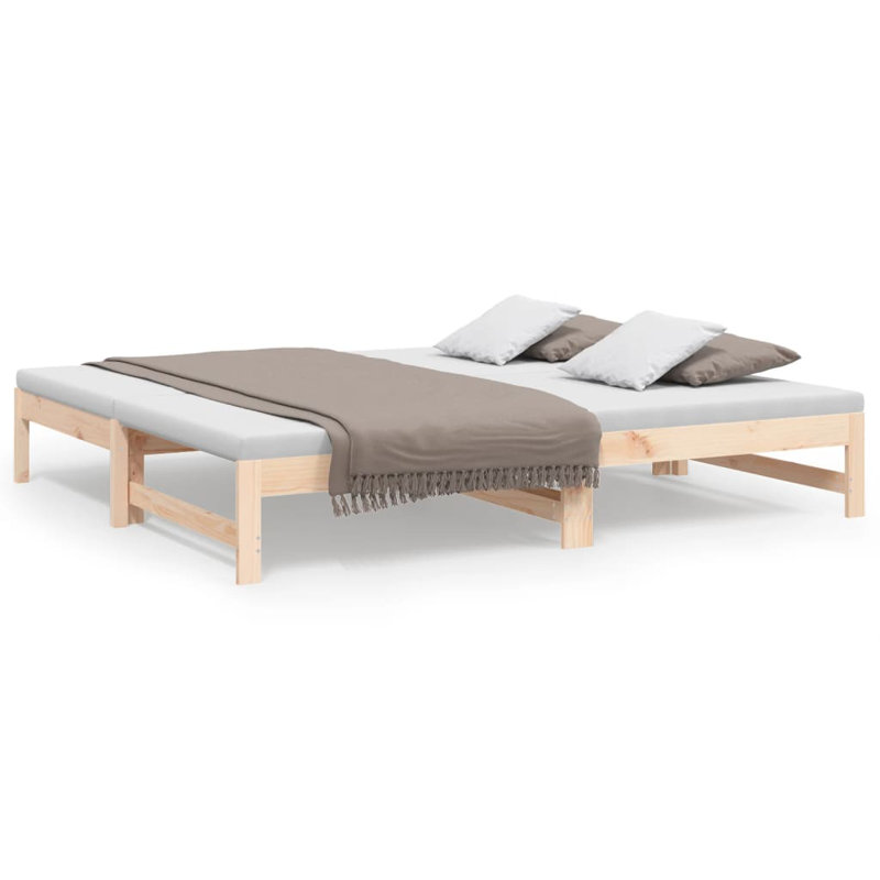 Solid Wood Daybed, White, Single (3')