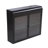 2-Door Wall-Mounted Metal Storage Cabinet With Tempered Glass Doors & Shelves For Bathroom-805319836