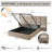 Iokaste Upholstered Lift Storage Bed Frame with Hotel-Style Headboard, Queen Size & King Size Bed Frame, Sprung Slats, Velvet Headboard and Drawers, Gas Lift Hydraulic Support, No Box Spring Needed-1658652066-1646615929