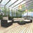 Agostiña 8 Piece Sectional with Cushions-1022112677-1022112679