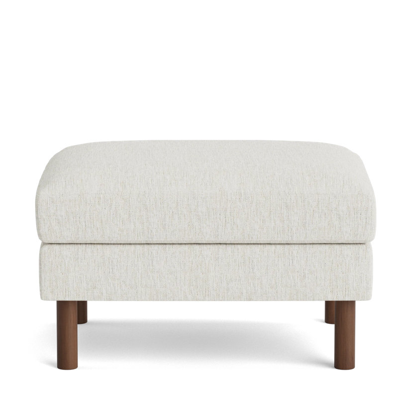 Laguna Ottoman, Performance Weave - Snow
