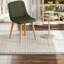 Velvet Dining Chairs With Wooden Legs Set Of 4-228910210-206183661
