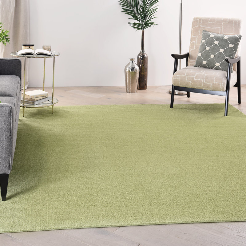 Tapis vert intérieur / extérieur Nourison Essentials, Carré 9 pi x 9 pi