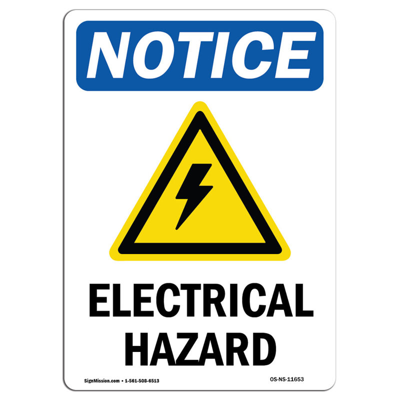 Panneau de danger électrique