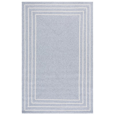 Braided Hand Woven Performance Machine Washable Solid Color Rug