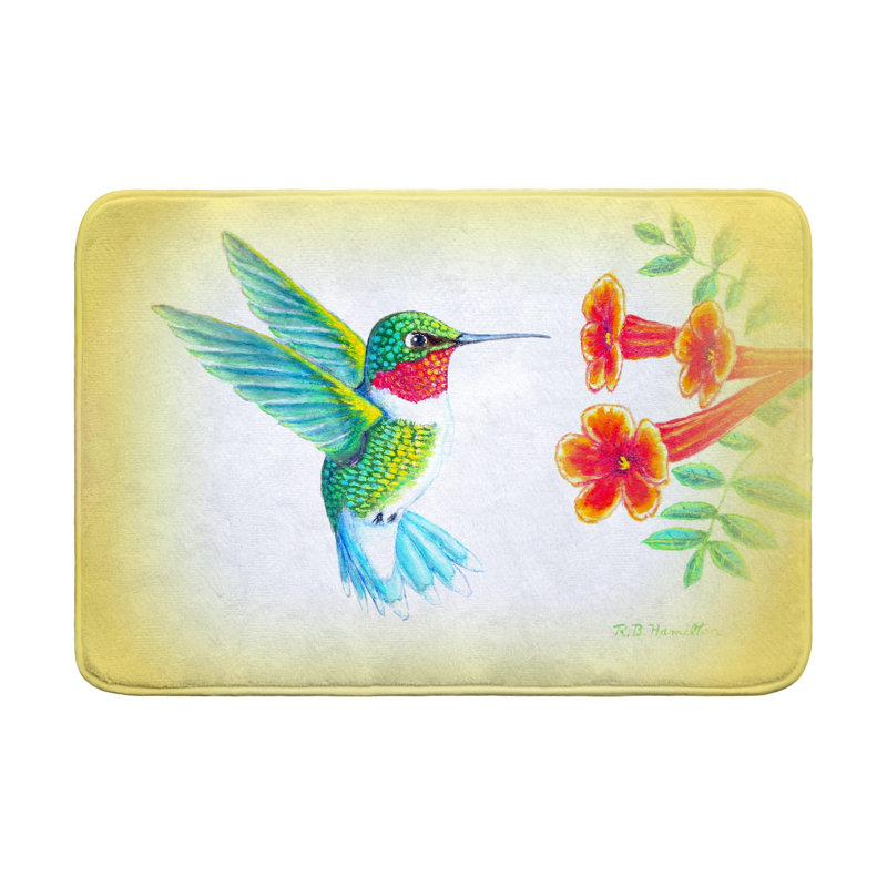 Dick's Hummingbird Bath Mat, 36" L x 24" W